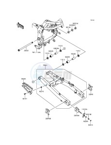 Z250SL BR250EFS XX (EU ME A(FRICA) drawing Swingarm