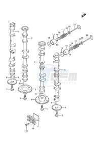 DF 225 drawing Camshaft