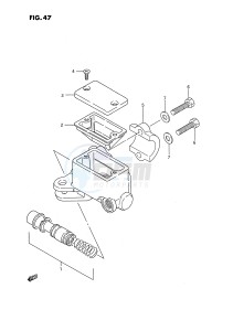 LT-F250 (E3) drawing FRONT MASTER CYLINDER (MODEL J K L)