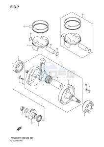 RM-Z250 (E3-E28) drawing CRANKSHAFT