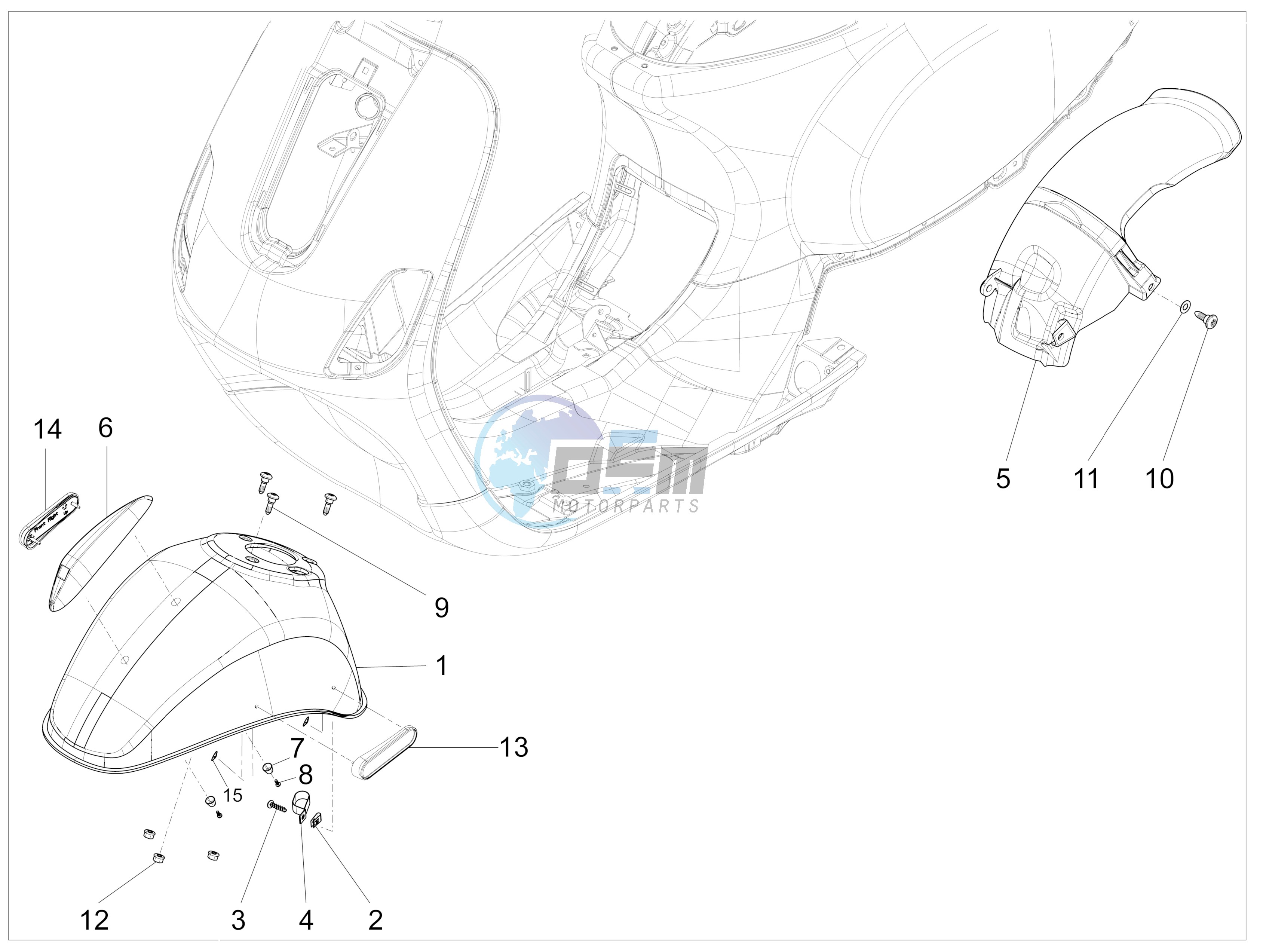 Wheel housing - Mudguard