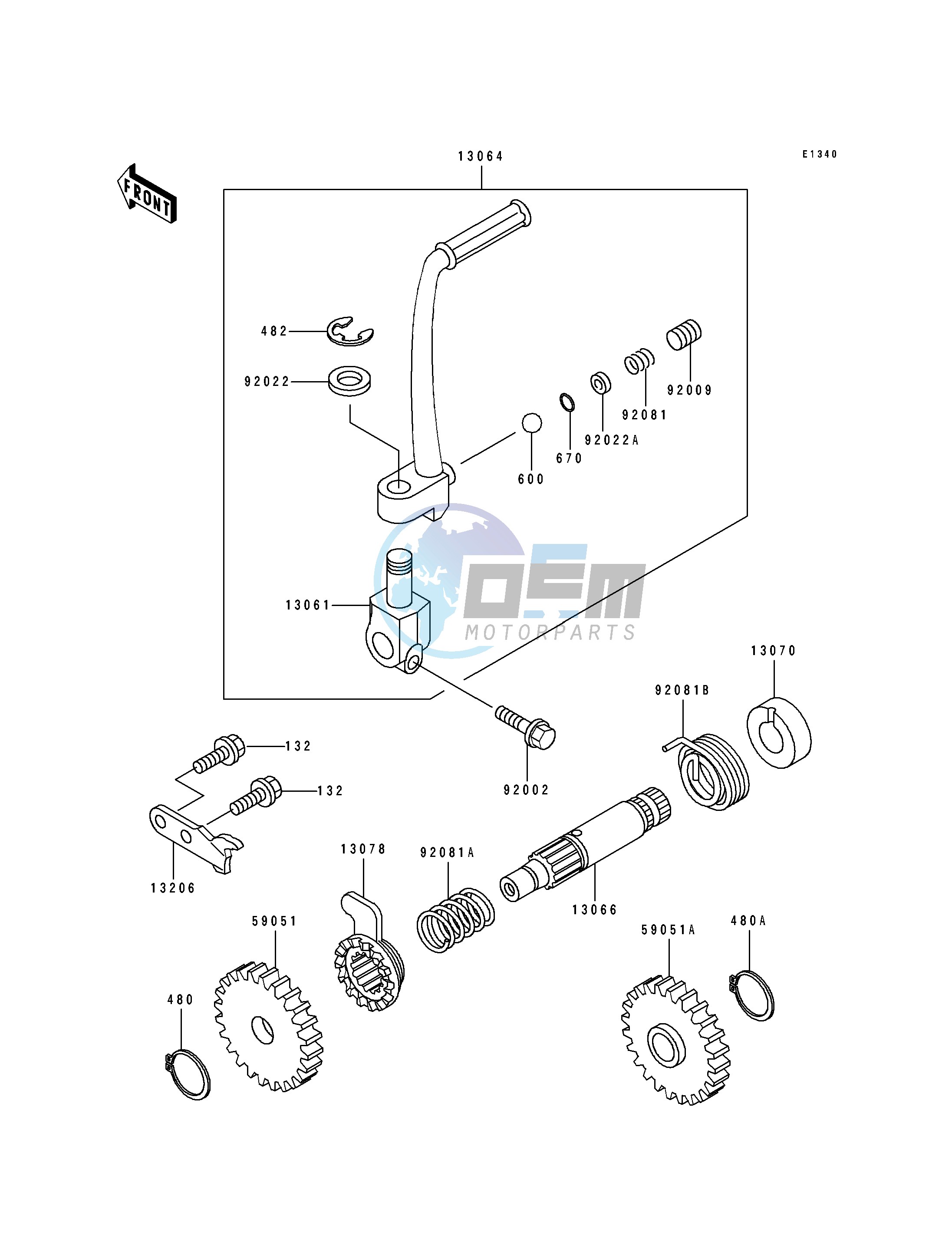 KICKSTARTER MECHANISM