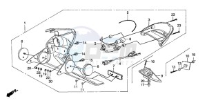 SZX50S X8R-S drawing REAR COMBINATION LIGHT