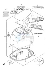 DF 115A drawing Engine Cover