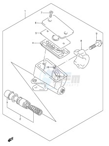 GSX750F (E2) drawing FRONT MASTER CYLINDER