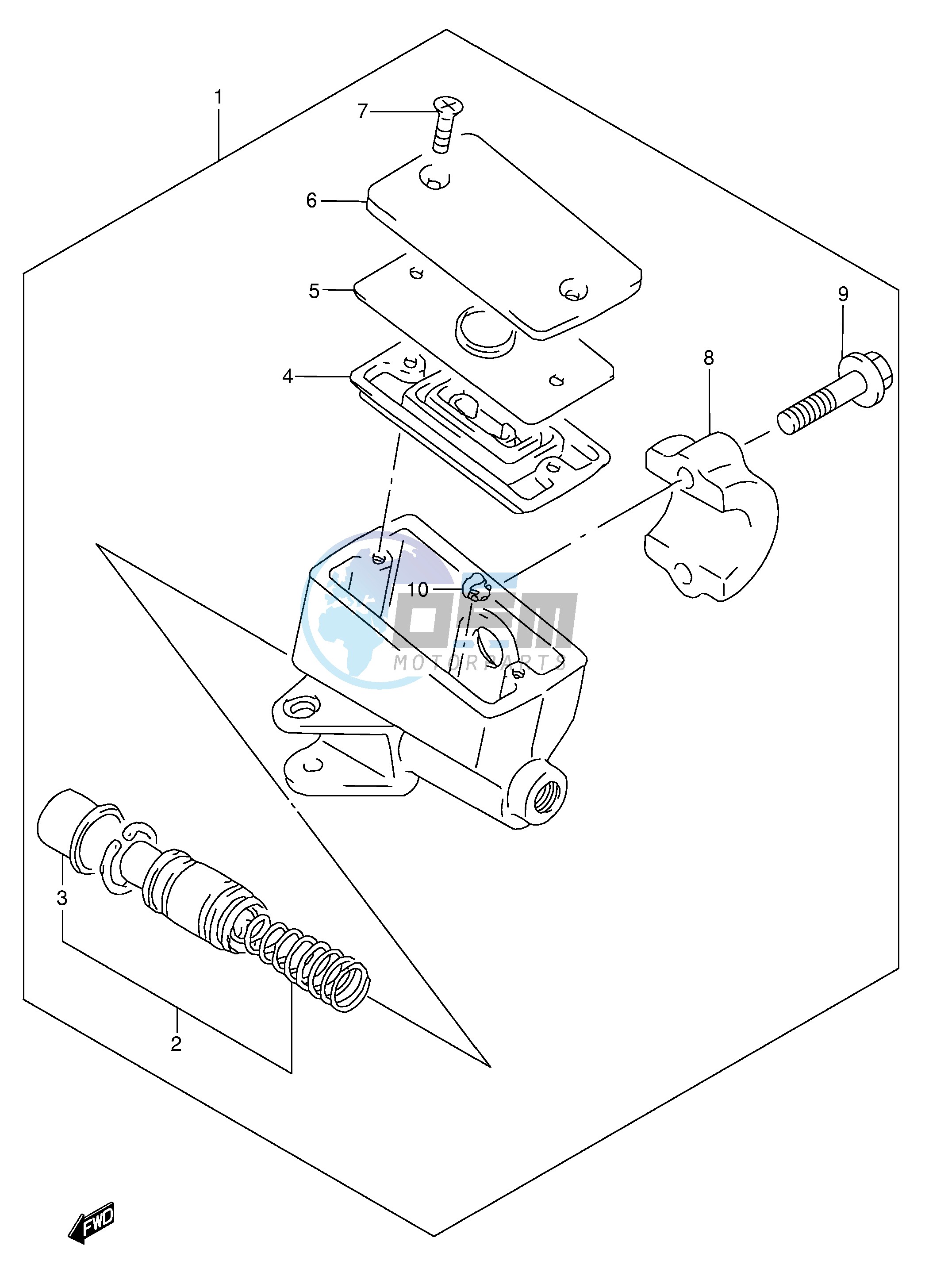 FRONT MASTER CYLINDER