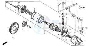 NSS250A JAZZ drawing STARTING MOTOR