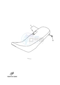 TT-R125LWE (2PTJ) drawing SEAT