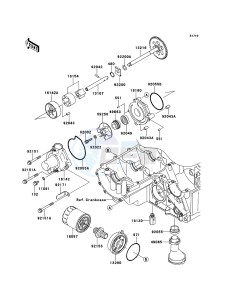 Z750 ABS ZR750MBF FR GB XX (EU ME A(FRICA) drawing Oil Pump