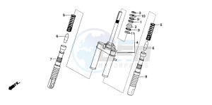 SGX50 drawing FRONT FORK