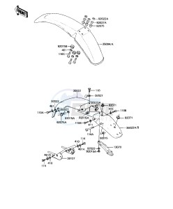 KE 125 A [KE125] (A9-A10) [KE125] drawing FENDERS -- 82-83 A9_A10- -