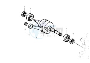 Liberty 2T RST 50 drawing Crankshaft