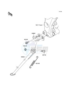 Z1000SX ABS ZX1000HBF FR GB XX (EU ME A(FRICA) drawing Stand(s)