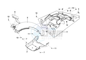 MIO 50 L6 drawing REAR FENDER - INNER SHIELD - UNDERTAIL