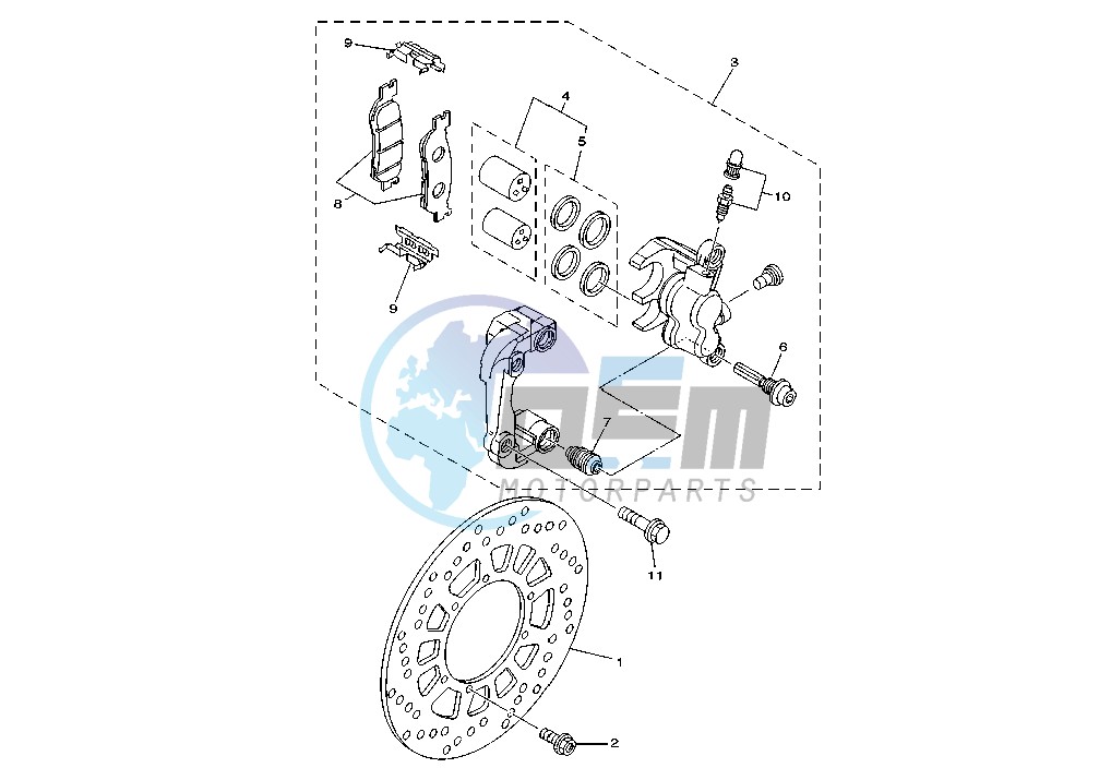 FRONT BRAKE CALIPER