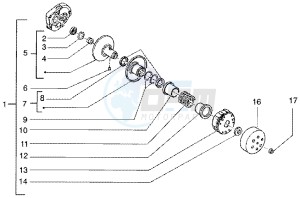 Runner 50 Poggiali drawing Driven pulley