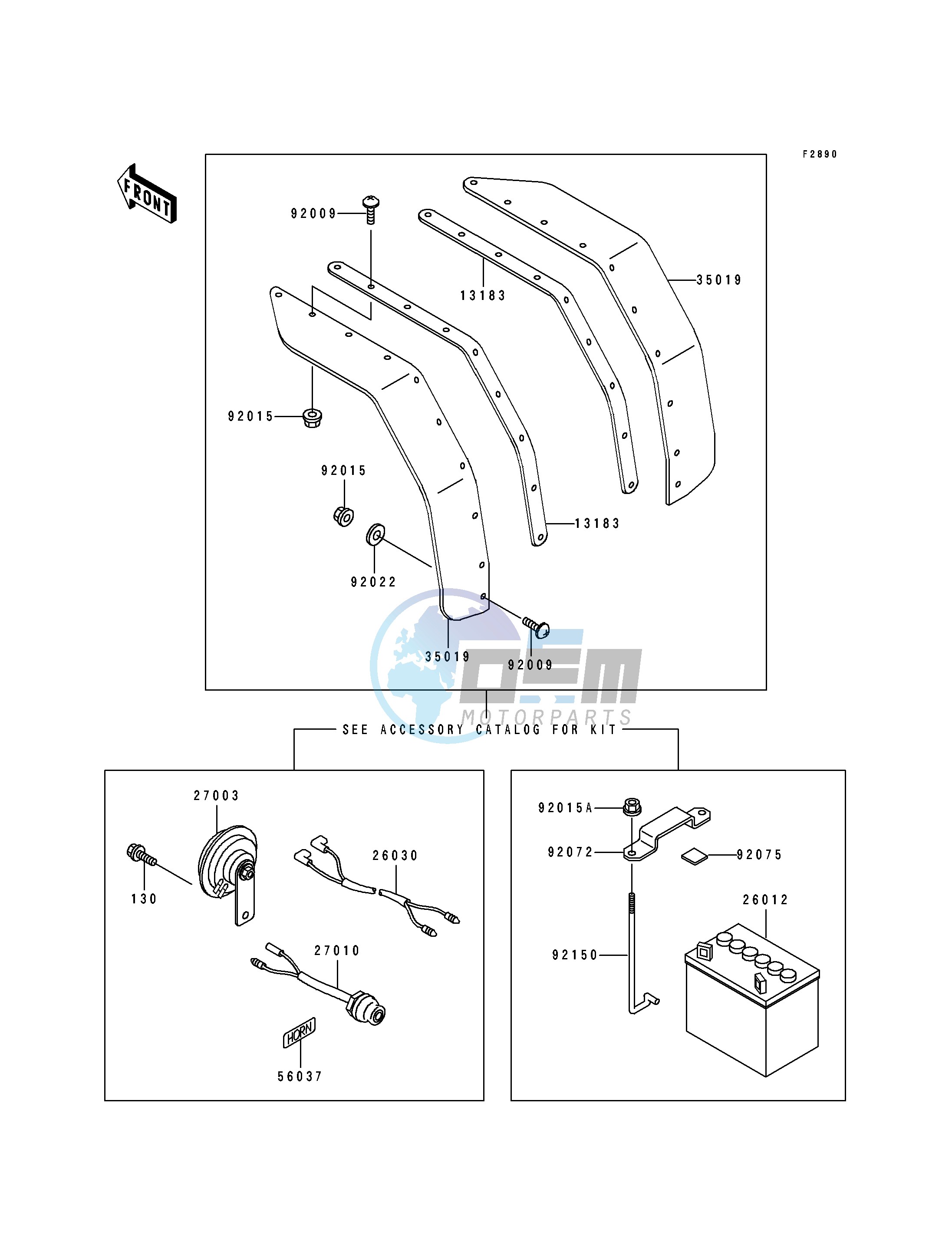 OPTIONAL PARTS-- FRONT- -