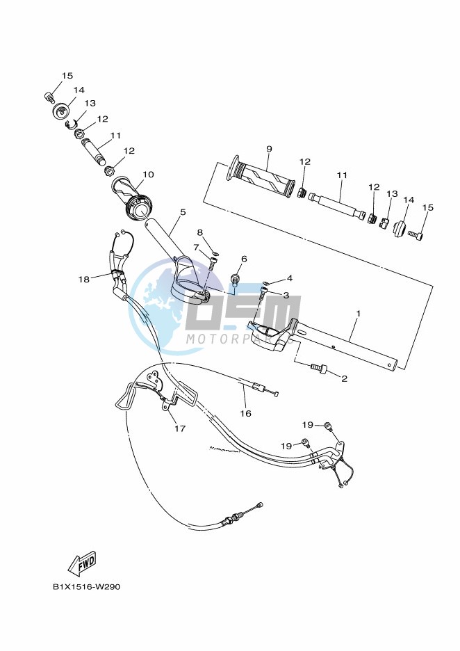 STEERING HANDLE & CABLE