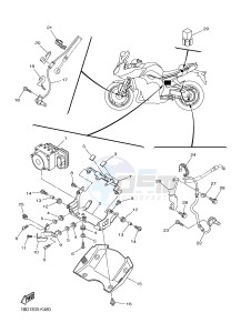 FZ8-S ABS FZ8 FAZER (ABS) 800 (1BD4 1BD6) drawing ELECTRICAL 3