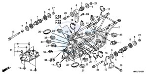 TRX500FAD TRX500FA Europe Direct - (ED) drawing FRAME BODY