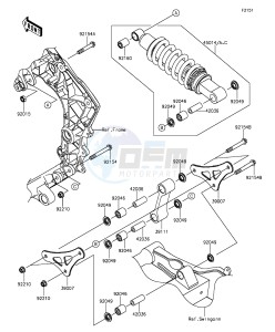 Z1000 ZR1000FEFA FR GB XX (EU ME A(FRICA) drawing Suspension/Shock Absorber