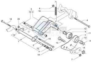 X8 125 PM36200-PM36300 drawing Swinging arm