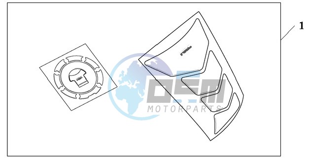 TANKPAD / FUEL LID COVER