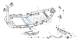 JET 50 KH ENGINE drawing FRAME