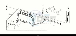 CRUISYM a 125i ABS (LV12W2-EU) (E5) (M1) drawing MAIN STAND