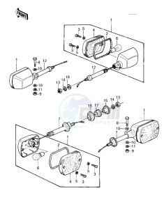 KZ 440 A [LTD] (A1) [LTD] drawing TURN SIGNALS -- 80 A1- -