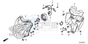 NC750SDE NC750SD Europe Direct - (ED) drawing HEADLIGHT