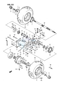 LT80 (P28) drawing REAR WHEEL