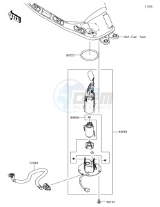 Z650 ER650HJF XX (EU ME A(FRICA) drawing Fuel Pump