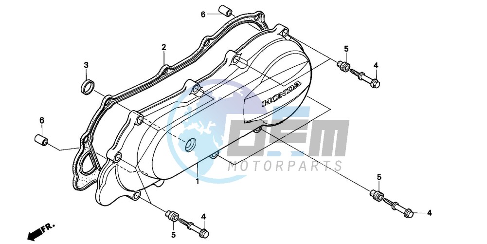 LEFT CRANKCASE COVER