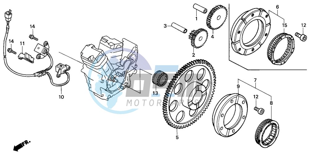 PULSE GENERATOR/ STARTING CLUTCH