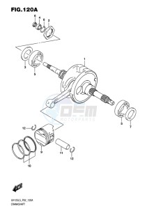 UH125 BURGMAN EU drawing CRANKSHAFT