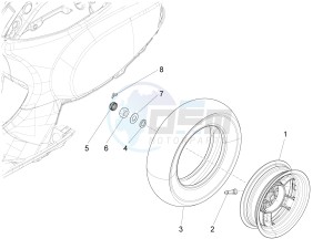 LX 150 4T 3V ie E3 Vietnam drawing Rear Wheel