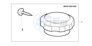 CB600F2 HORNET drawing CHRM RADIATOR CAP