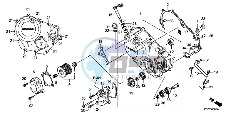 RIGHT CRANKCASE COVER