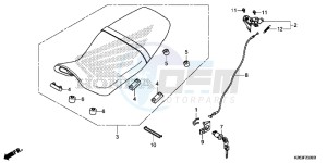 MSX125F MSX125 UK - (E) drawing SEAT