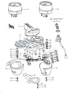 KZ 650 F (F1) drawing METERS