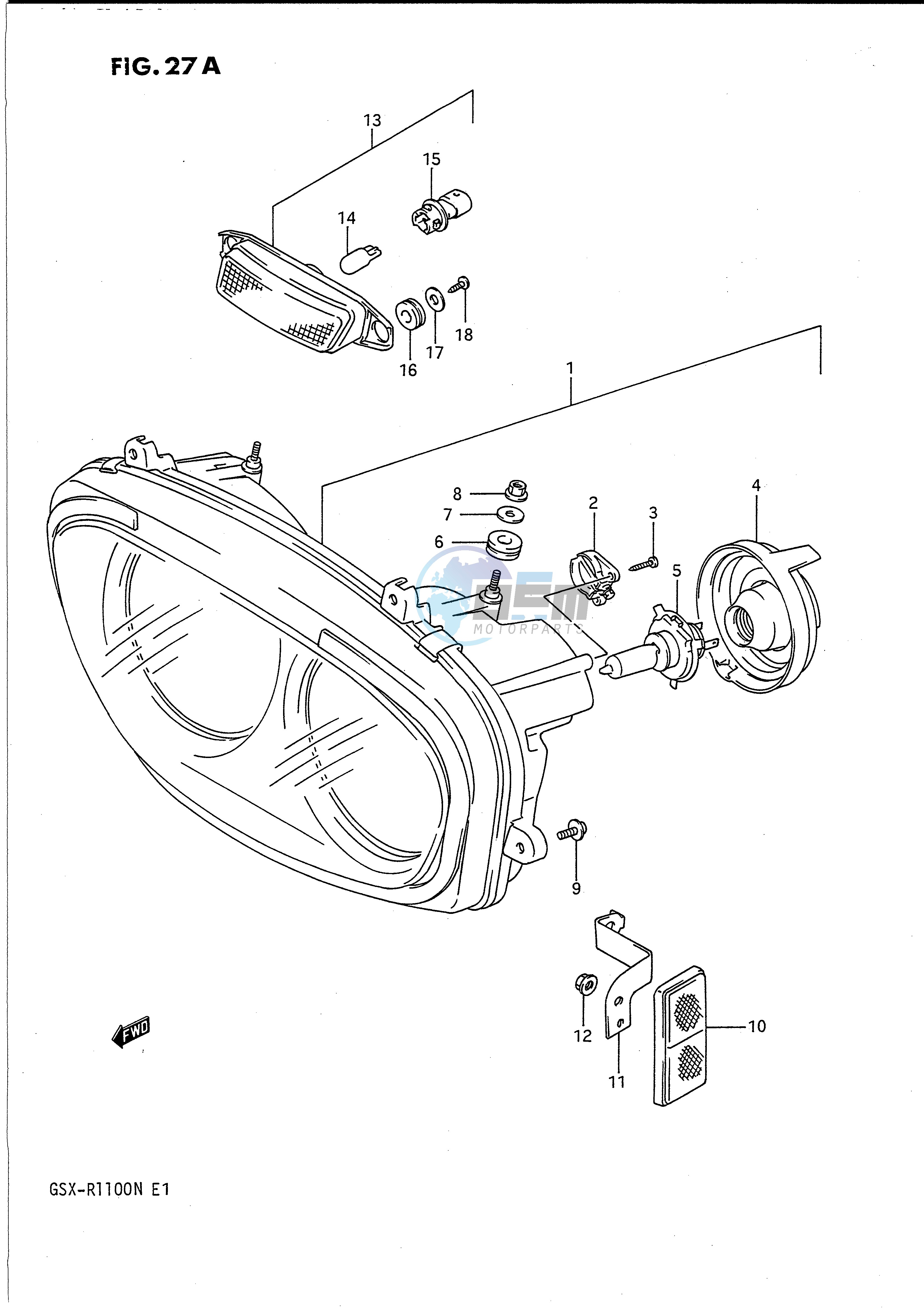 HEADLAMP (MODEL N)