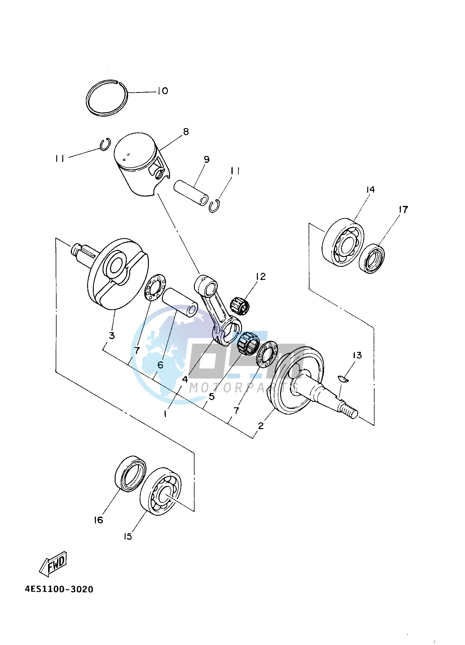 CRANKSHAFT & PISTON