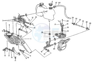 MITO EVOL.125 drawing WATER PUMP-COOLER