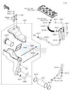 JET SKI ULTRA 310LX JT1500MJF EU drawing Air Cleaner