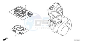 TRX500FM9 Australia - (U) drawing GASKET KIT A