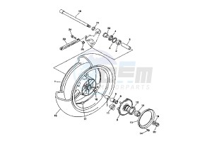 FJR 1300 drawing REAR WHEEL