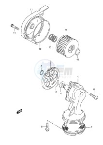 LS650 (E3-E28) SAVAGE drawing OIL PUMP