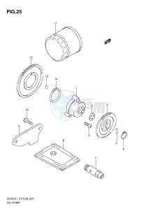 DL650 (E3) V-Strom drawing OIL PUMP