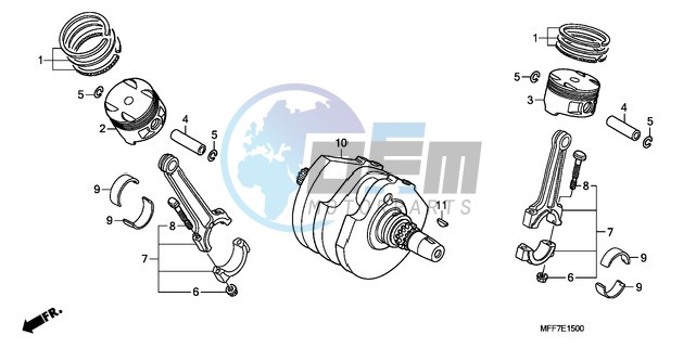 CRANKSHAFT/PISTON